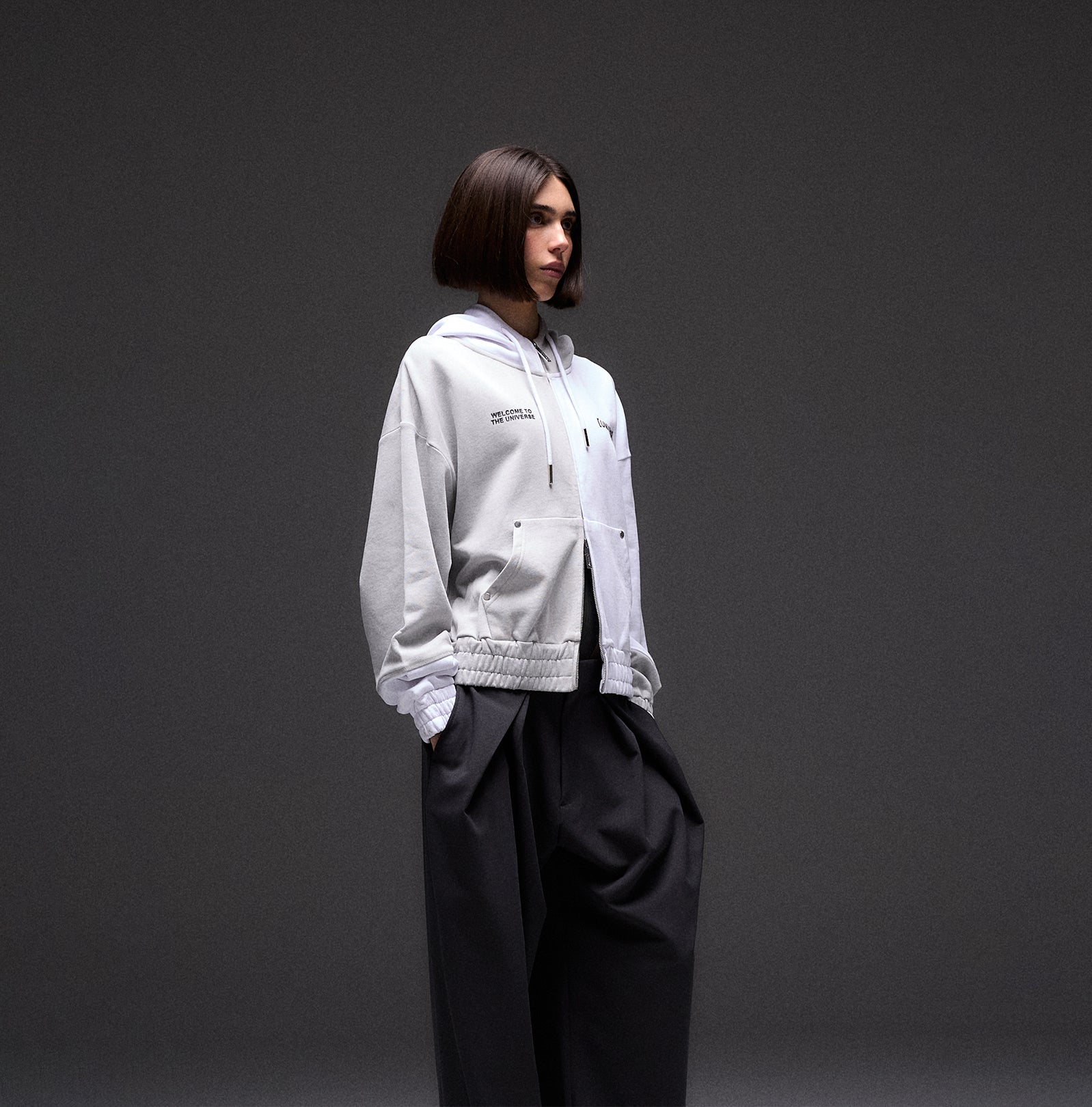 BICOLOR HOODIE