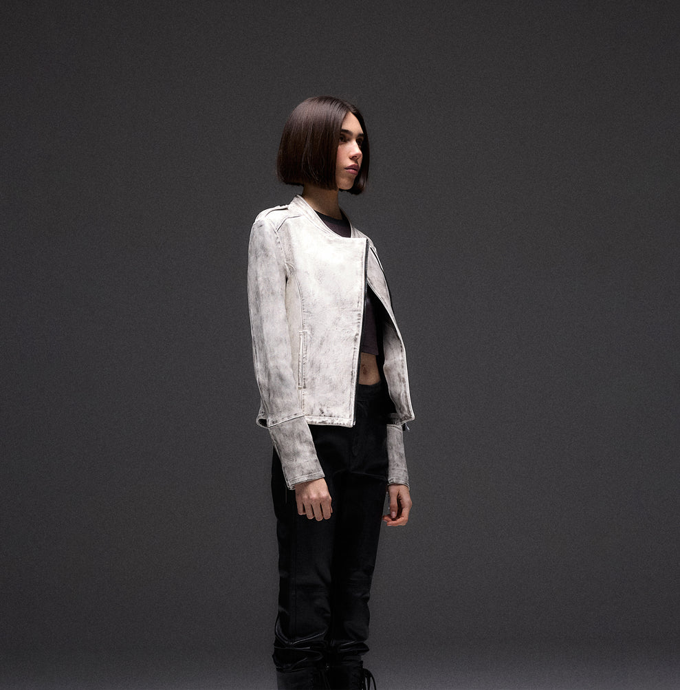 WASHED LEATHER JACKET