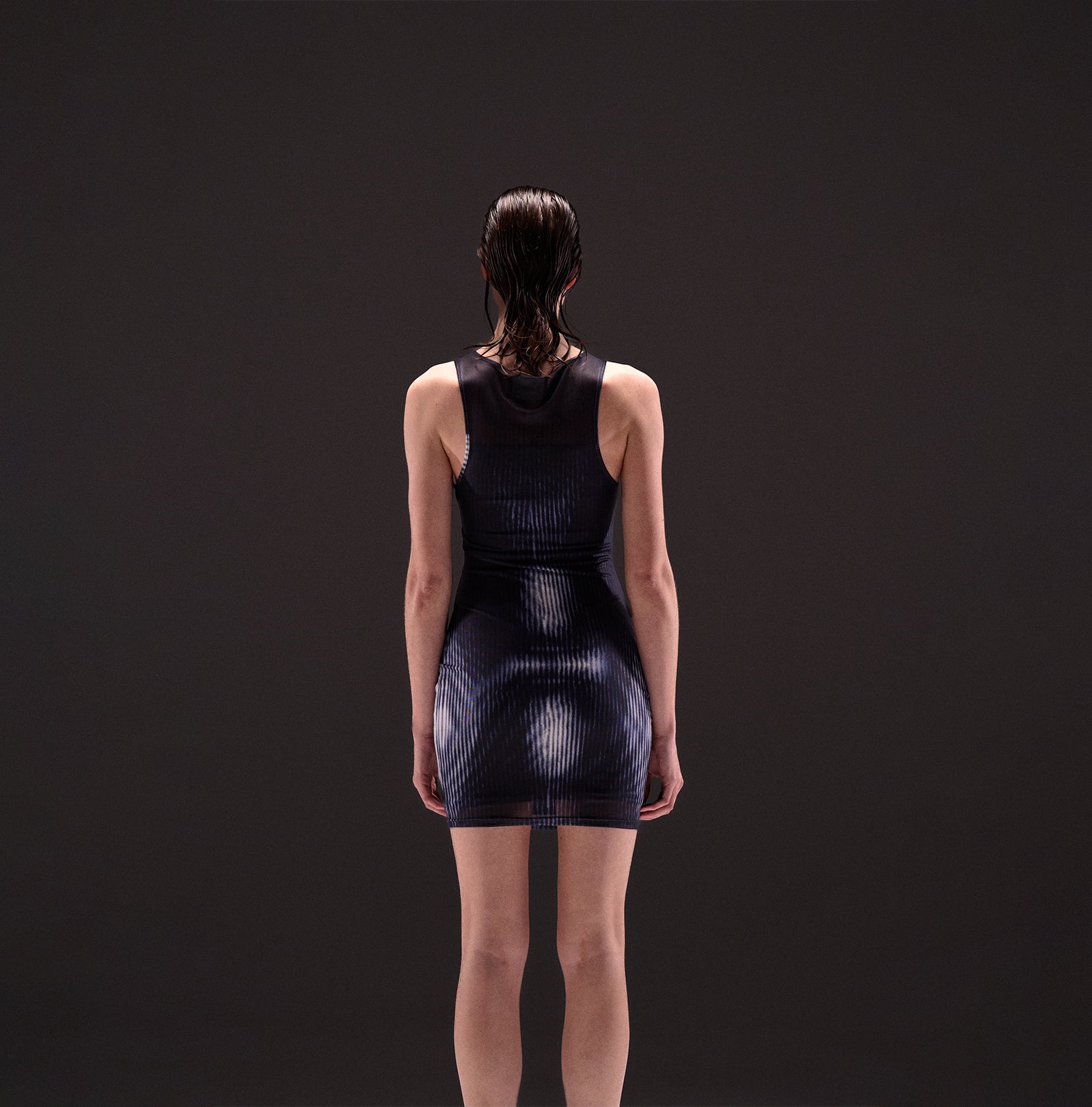 GRAPHIC MESH DRESS UNVRS Store GRAPHIC MESH DRESS UNVRS Store