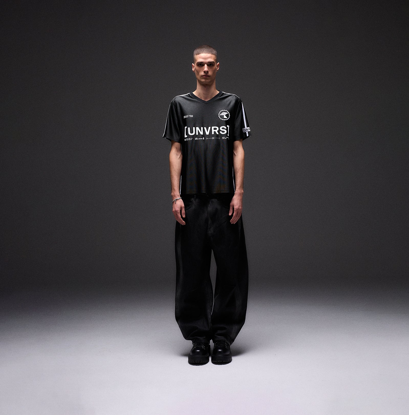 METALLIC BLACK JERSEY